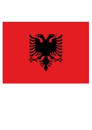 albania flags