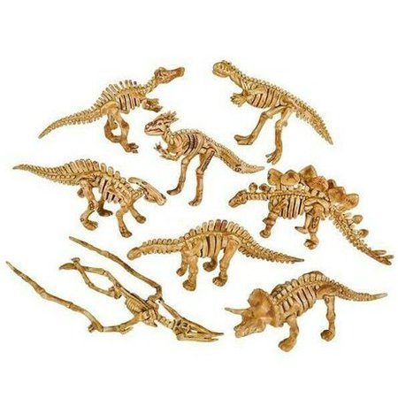 ( 48 Piece ) 2" DINOSAUR SKELETON FIGURES Fossils - Walmart.com - Walmart.com