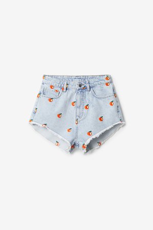 Denim fruit shorts | Desigual.com