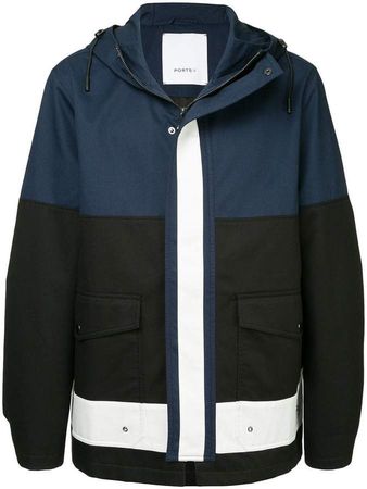 Ports V hooded coat