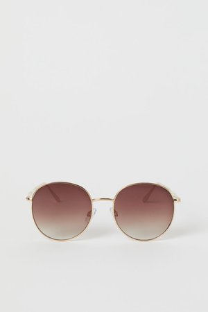 Sunglasses - Gold-colored - Ladies | H&M US