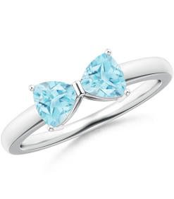 blue bow ring
