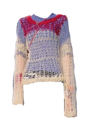 wide knit sweater