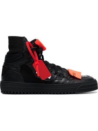 Off-White black Off Court 3.0 leather sneakers $465 - Buy SS19 Online - Fast Global Delivery, Price