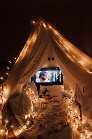movie in a blanket fort - Google Search