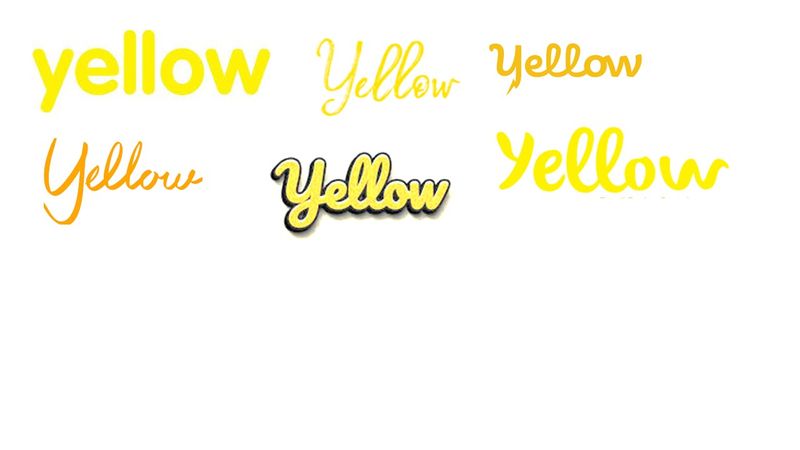 Yellow Color Words
