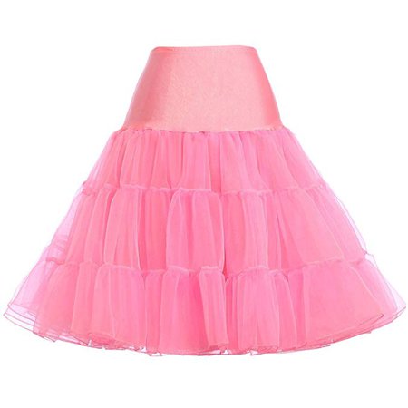 GRACE KARIN Women 50s Petticoat Skirts Tutu Crinoline Underskirt CL8922 at Amazon Women’s Clothing store: