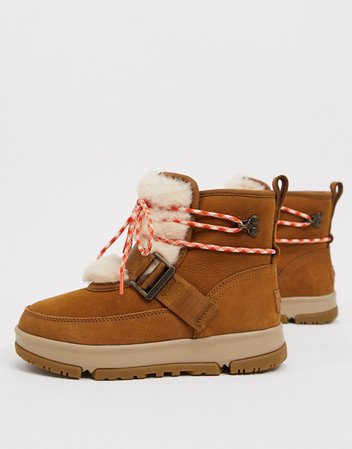 UGG Classic Weather hiker boots in chestnut | ASOS