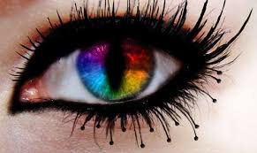 rainbow colored eyes - Google Search