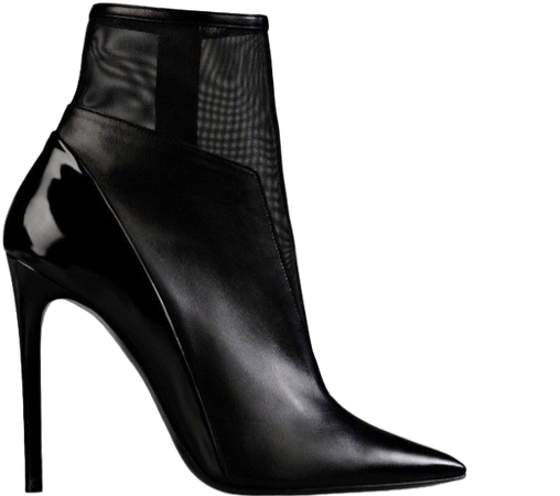 Black eather ankle boots Barbara Bui