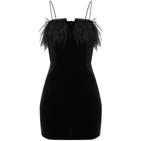 feather ~black dress polyvore – Pesquisa Google