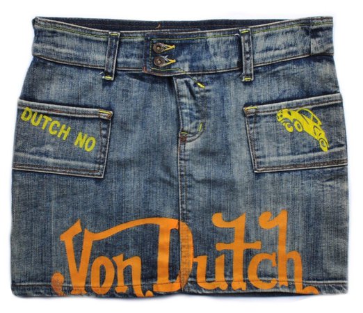 VonDutch jean mini skirt