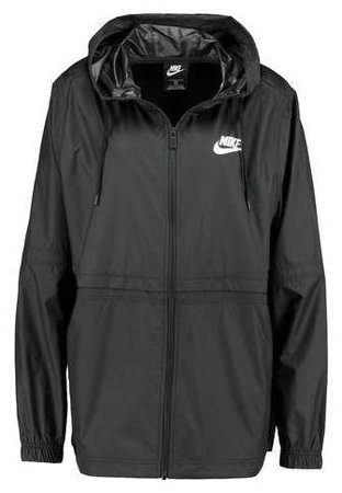 Nike Sportswear PLUS - Training jacket - black/white - Zalando.co.uk