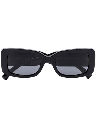 Versace Eyewear Logo rectangle-frame Sunglasses - Farfetch