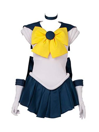 Amazon.com: cosfun mejor Sailor Uranus Tenoh Haruka cosplay costume mp000703, XS, Cian: Clothing