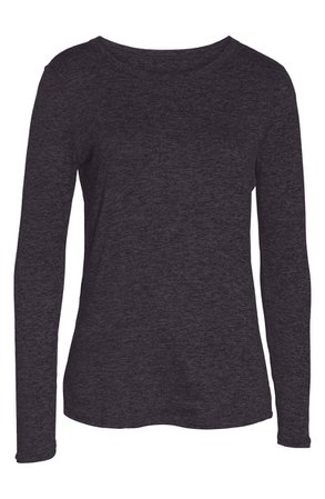 Zella Liana Long Sleeve Recycled Blend Performance T-Shirt | Nordstrom