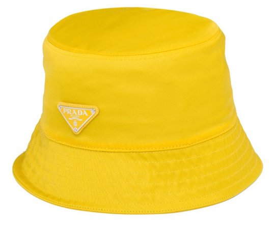 Prada Yellow Bucket Hat
