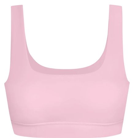 pink sports bra