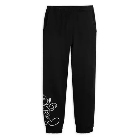 Mickey Mouse Genuine Mousewear Sweatpants for Adults – Black | shopDisney