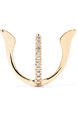 Hirotaka | Manta 10-karat gold diamond earring | NET-A-PORTER.COM