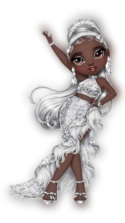 Rainbow High Doll: Ayesha Sterling Silver Glam Gown