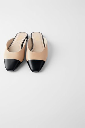 FLAT LEATHER MULES - Back to office-SHOES-WOMAN | ZARA United Kingdom