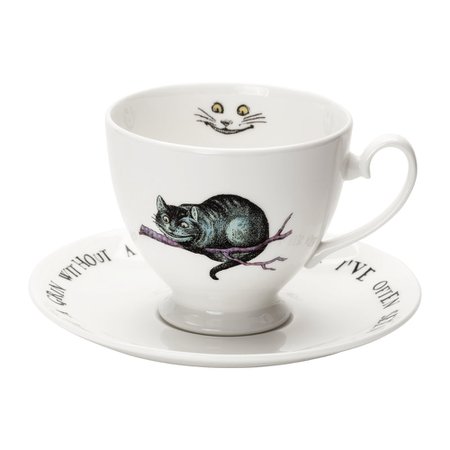 Buy Mrs Moore's Vintage Store Cheshire Cat Teacup & Saucer | AMARA