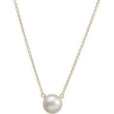 (6) Pinterest - I Love Mom Large Pearl Necklace, Gold Dipped | Dogeared ($48) ❤ liked on Polyvore featuring jewelry, necklaces, pearl n | my favorite poly sets