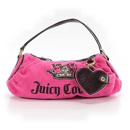 Vintage Pink Juicy Couture Bag Purse Handbag Satchel Scottie Dog Velour Y2K  RARE | eBay
