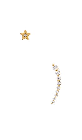 8 Other Reasons Shooting Star Crawler Earrings in Gold | REVOLVE
