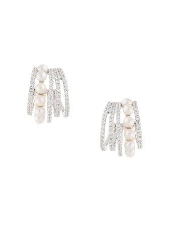 Shop APM Monaco Romance five-hoop earrings with Express Delivery - FARFETCH