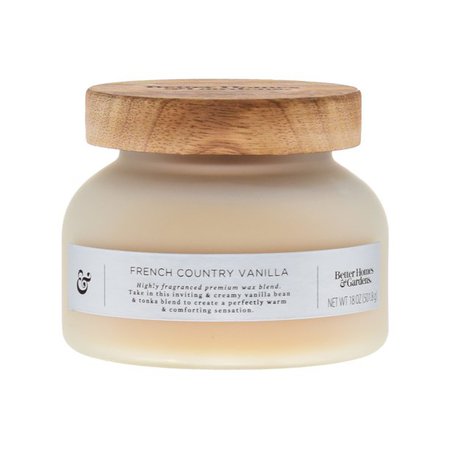 Better Homes & Gardens French Country Vanilla 18oz Scented 2-wick Candle - Walmart.com - Walmart.com