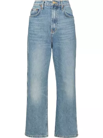 B SIDES Cropped Denim Jeans - Farfetch