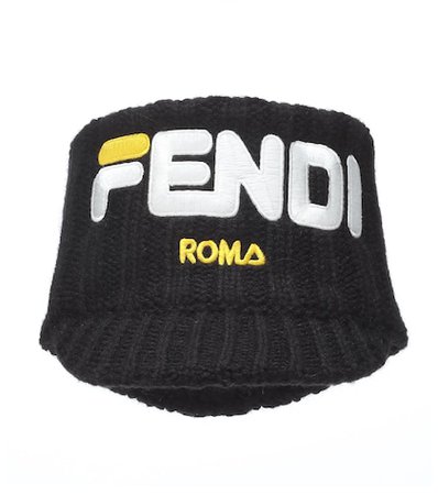 FENDI MANIA alpaca-blend headband