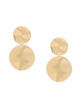 Isabel Marant large round drop earrings