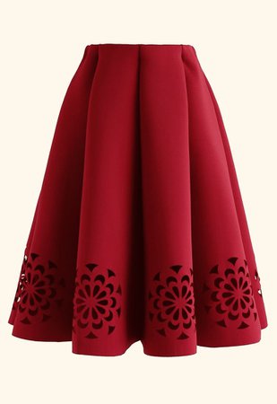 red skirt