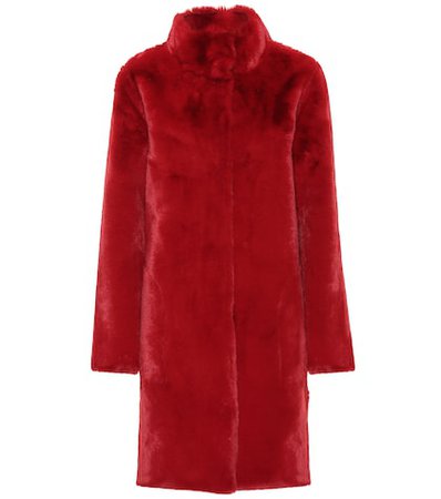 Mina faux fur reversible coat