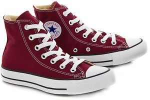 Converse All Star Chuck Taylor Burgundy Hi Top New In Box 100% Authentic | eBay