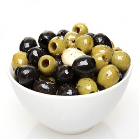 Buy Mixed Pitted Olives with fresh Garlic and Herbs 100g ...