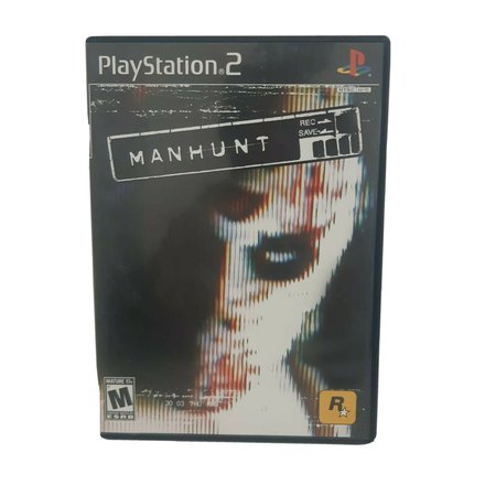 Manhunt (Sony PlayStation 2, 2003) Rockstar Games Radical Entertainment Library | eBay