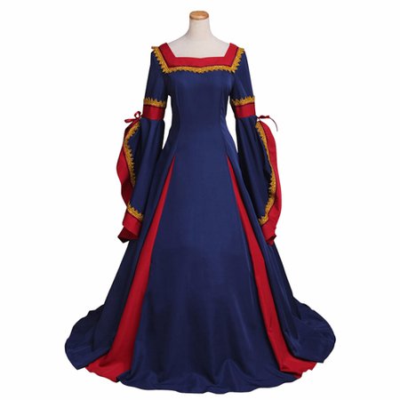 Women's Spring Medeival Dress Costume Custom Made Vintage Medieval Victorian Dress Cosplay for Carnival Party|dress cosplay|victorian dresscosplay medieval - AliExpress