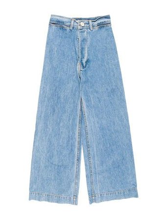 Jesse Kamm High-Rise Wide-Leg Jeans - Clothing - WDX20073 | The RealReal