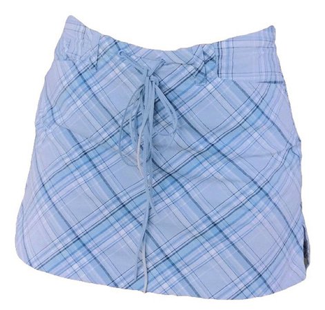 Blue Plaid Mini Skirt