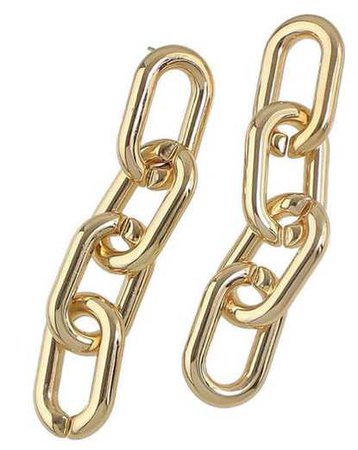 amazon gold chain earrings