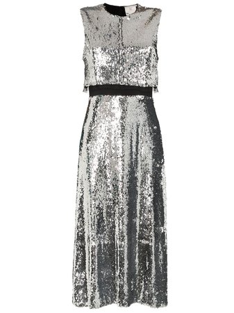Stella McCartney sequin front double-layer dress $2,525 - Buy Online - Mobile Friendly, Fast Delivery, Price