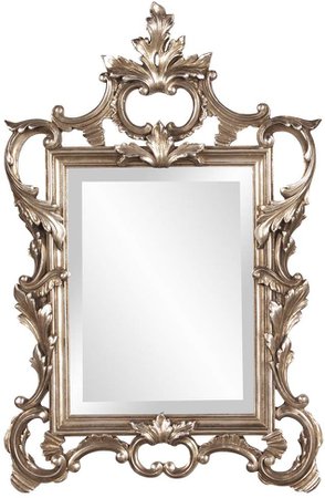 Howard Elliott Collection 84012 Andrews Scroll Mirror, Champagne with Silver Leaf: Amazon.ca: Home & Kitchen