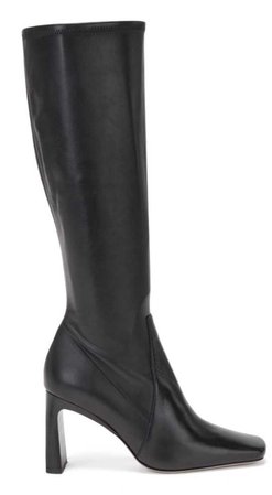Boss Hugo Boss nee-high boots in Italian leather with squared toe