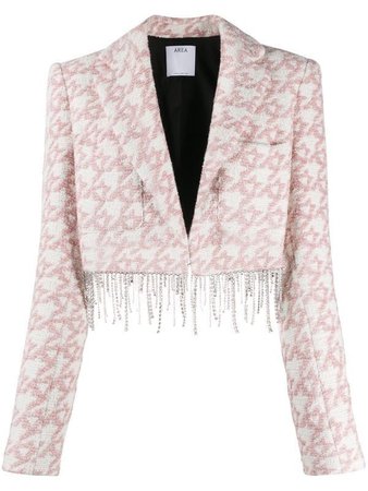 area pink white jacket