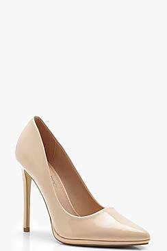 Platform Pointed Court Shoes