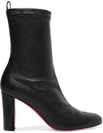 Gena 85 Leather Boots - Black
